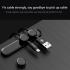 Baseus Magnetic Cable Management Cord organizer Peas - Black